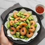 牛油果炒蝦仁 牛油果炒蝦仁