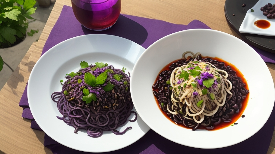 紫蘇豆豉拌麵