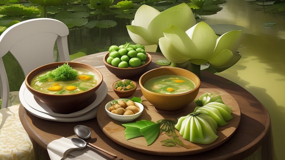 夏日蓮藕栗子冬瓜湯（素食）