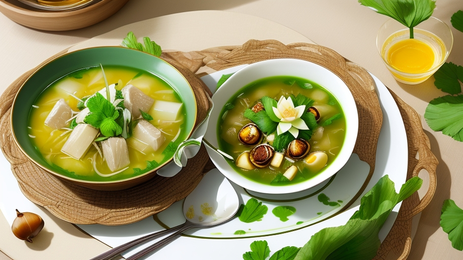 夏日清甜蓮藕栗子冬瓜湯