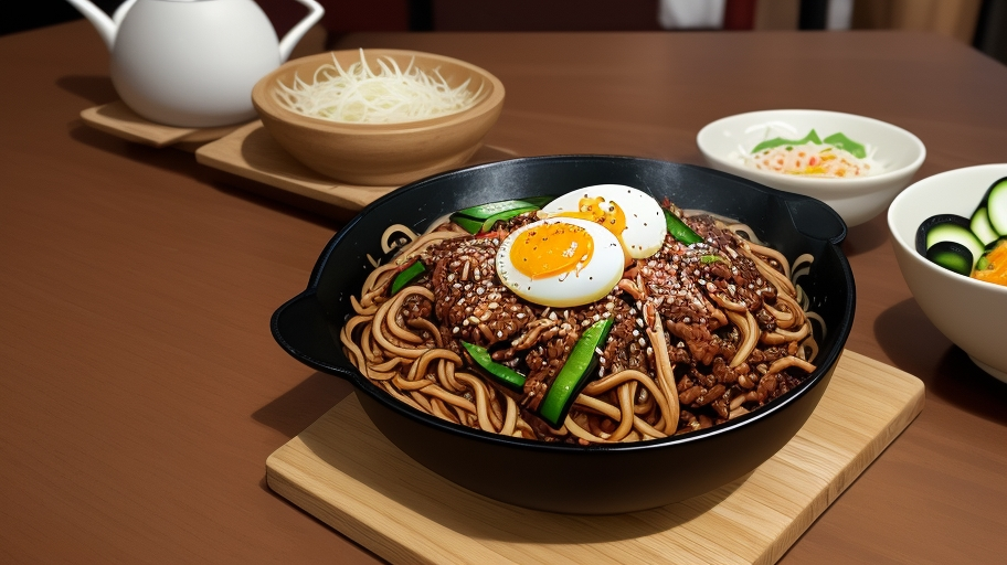 韓式風味炸醬撈麵 (譚仔風味升級版)
