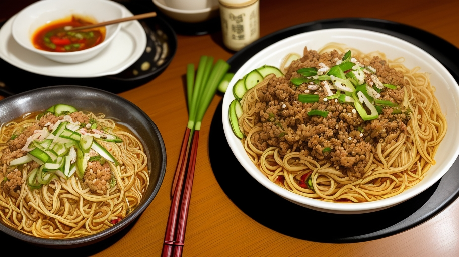 港式風味炸醬撈麵